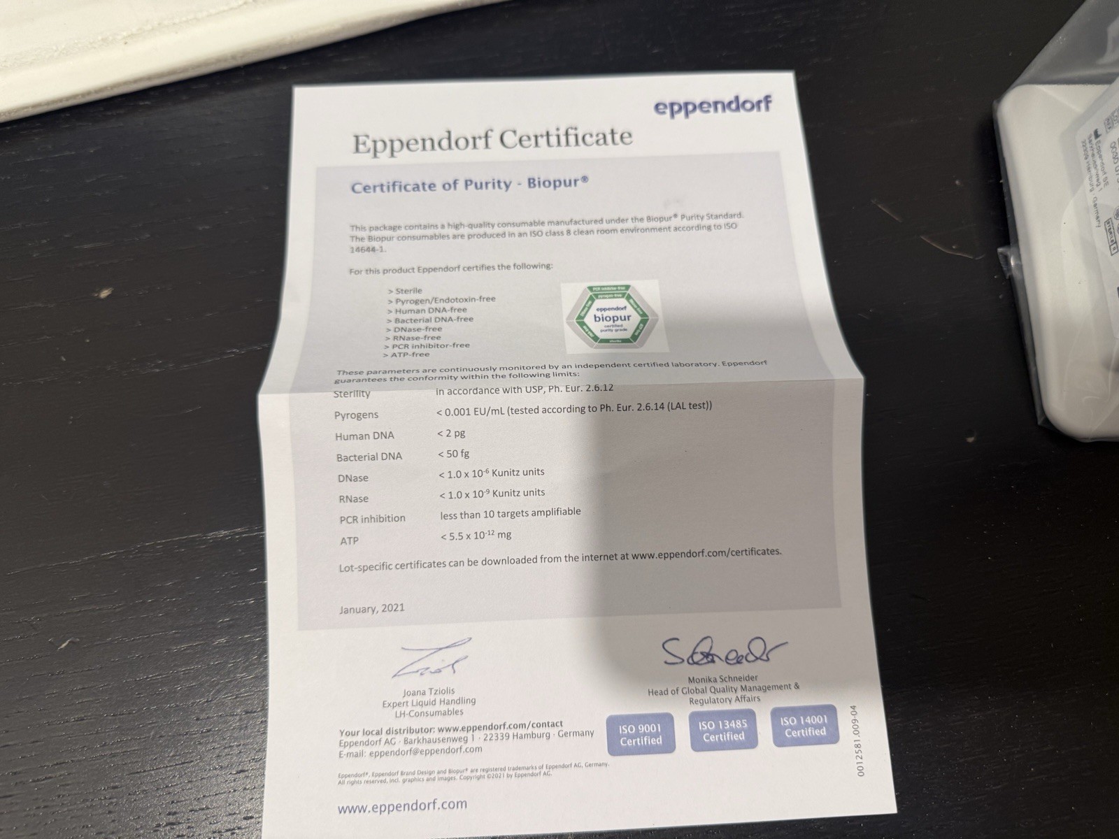 EPPENDORF 0030 075 315 epTIPS RACKS 0.5-10ml Biopur 24Tips