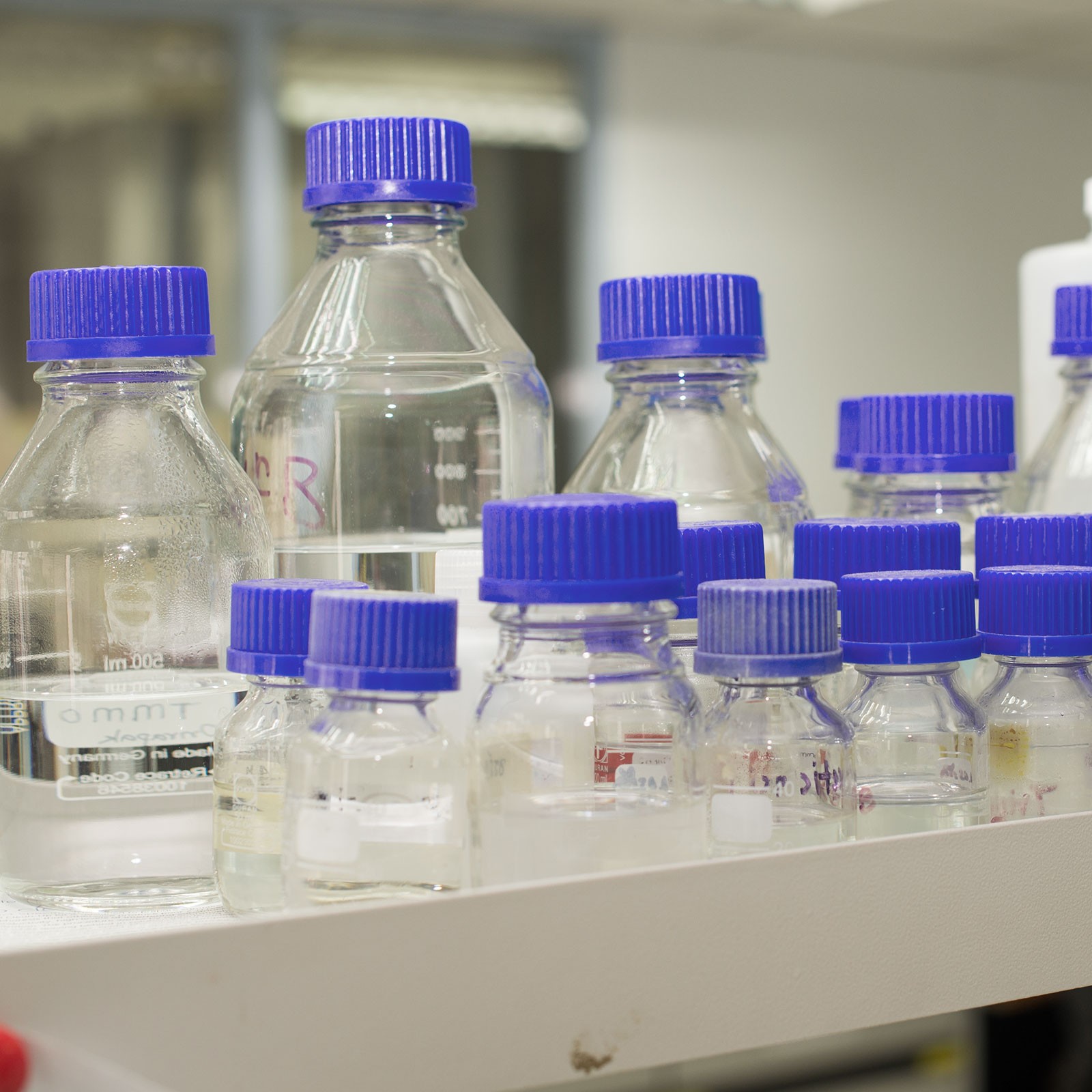 100ml Sample Bottle, 8 Pack Reagent Media Storage Bottles Glass
