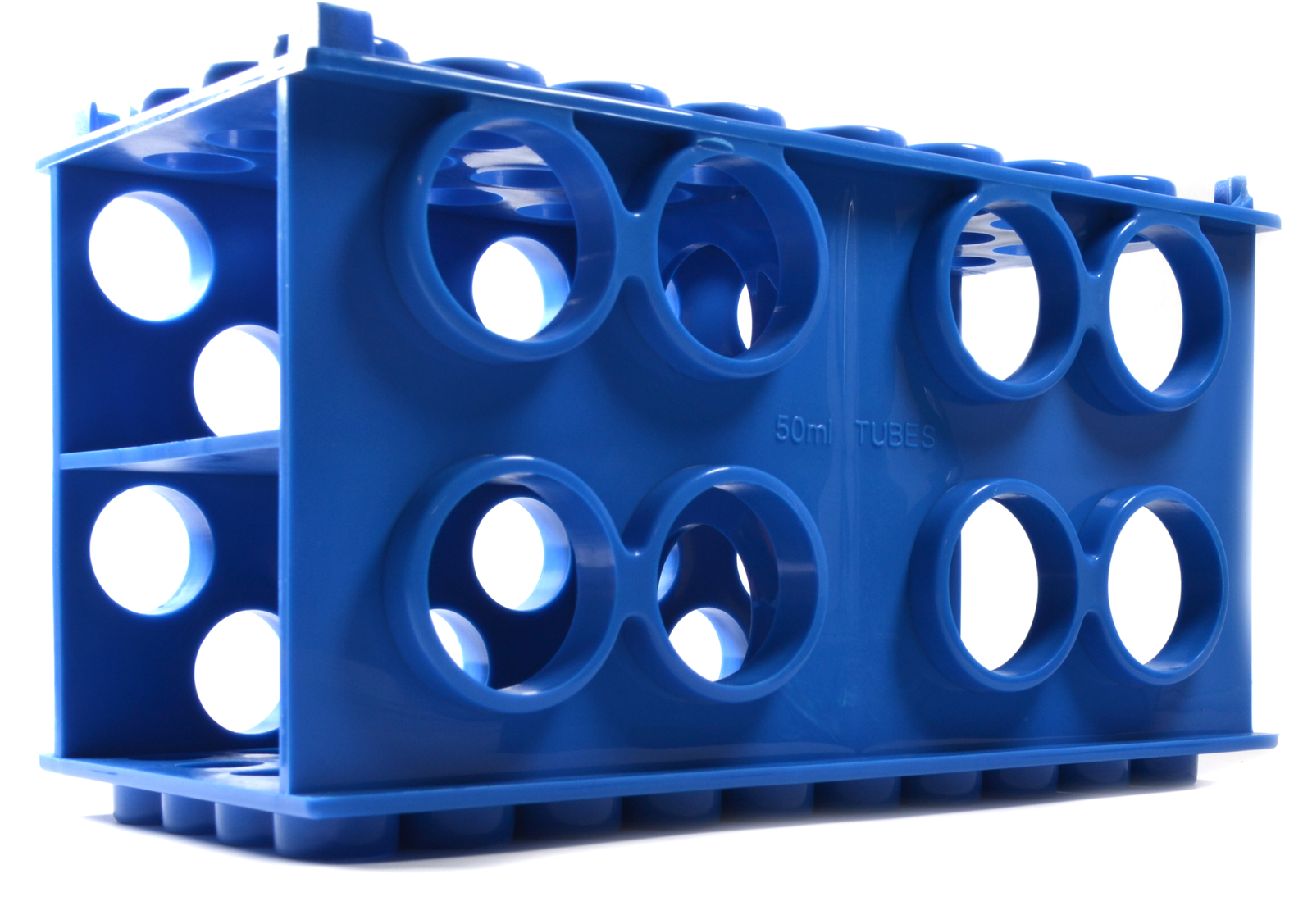 Universal Multi Size Test Tube Rack – Polypropylene – Holds 30mm, 20mm, 17mm,