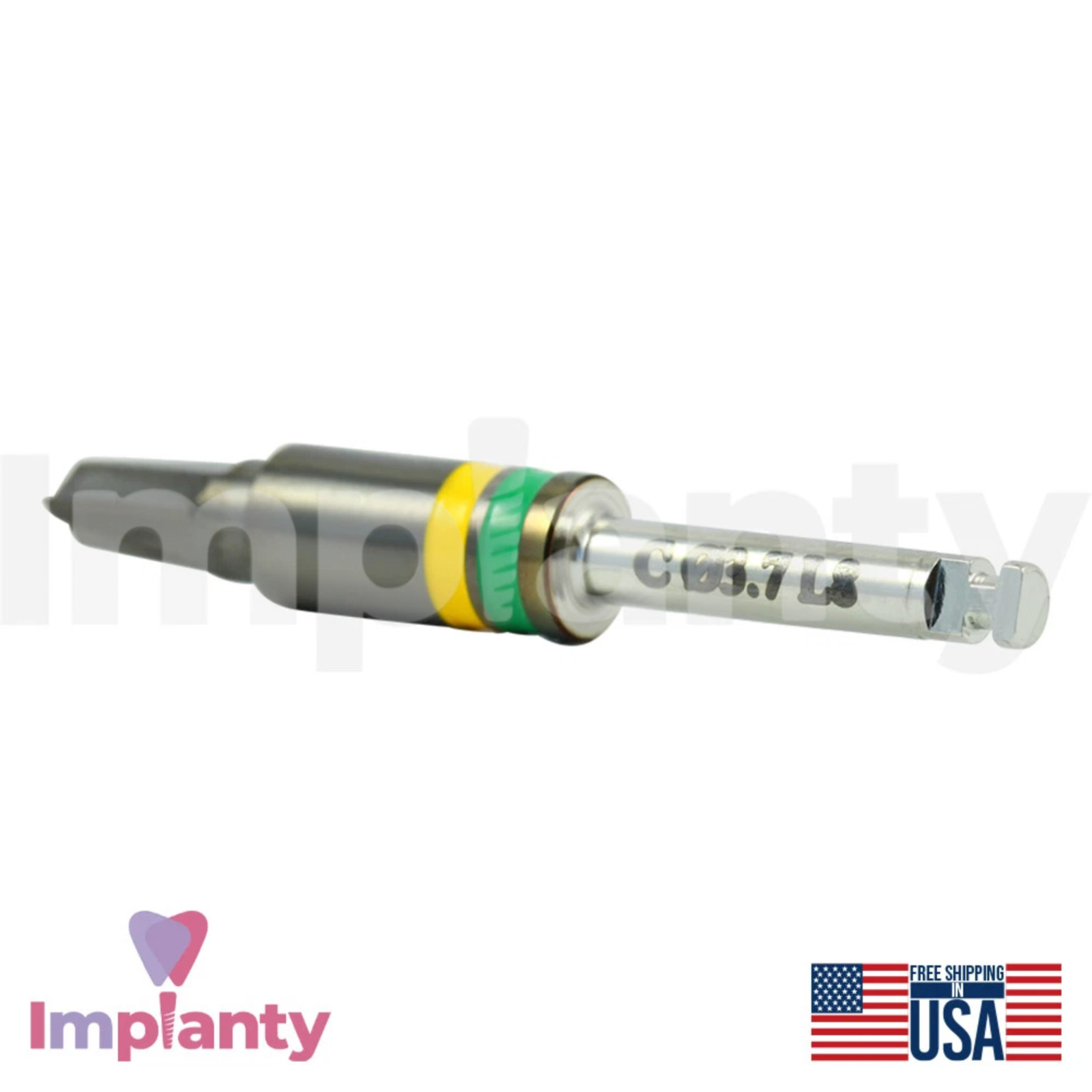 GDT Dental DLC Conical Integral Stopper Drills Ø2.8mm x Ø3.7mm Laser Marked
