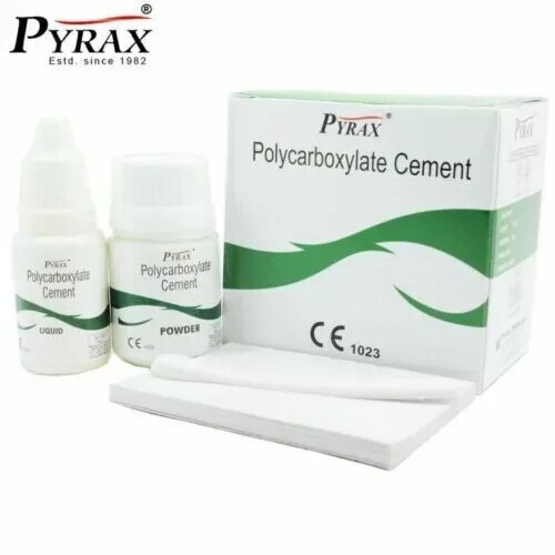 PYRAX POLYCARBOXYLATE CEMENT FOR LUTING CROWN N BRIDGE Free shipping