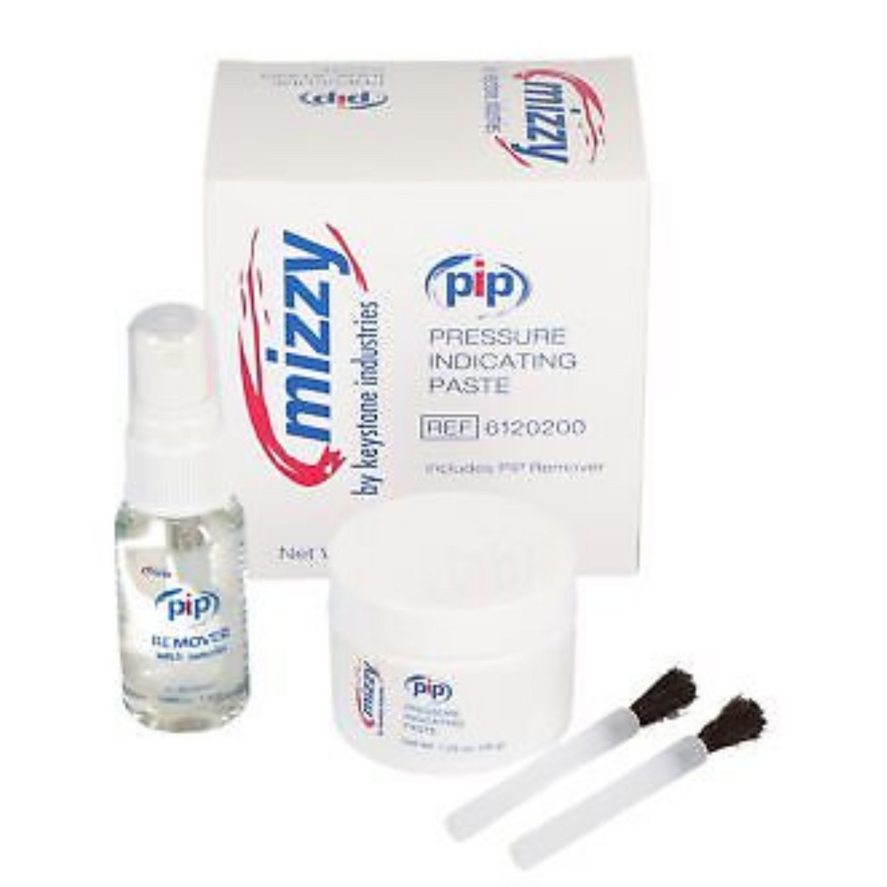 PIP Mizzy 1.25 oz. Jar. White Silicone Pressure Indicator Paste with Remover