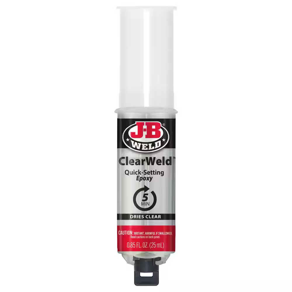 Clearweld 25 Ml Quick-Set Epoxy Syringe (Case of 6)