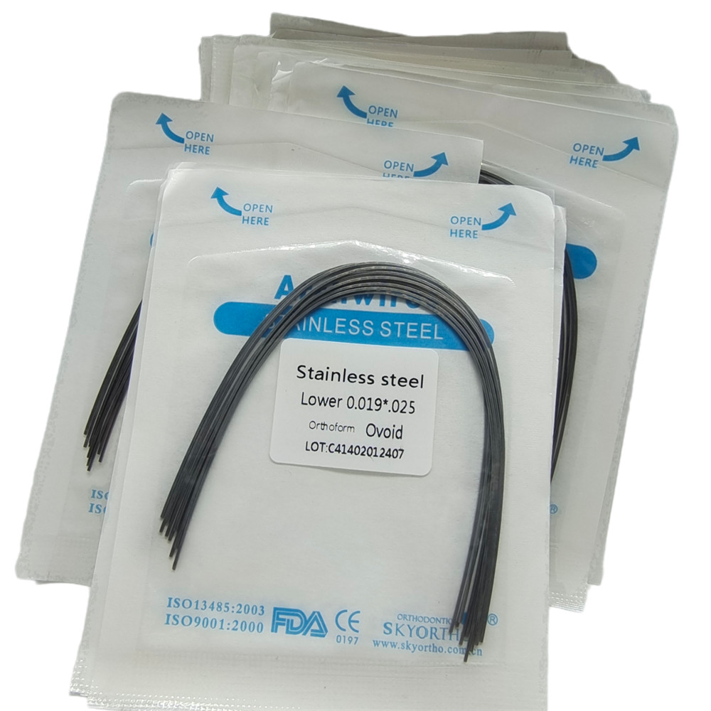 Dental Orthodontic Archwire Stainless Steel Rectangular Arch Wires All Sizes