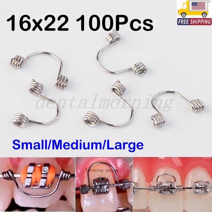 Dental Orthodontic Torquing Torque Spring Rectangular Anterior Teeth Wire 16×22