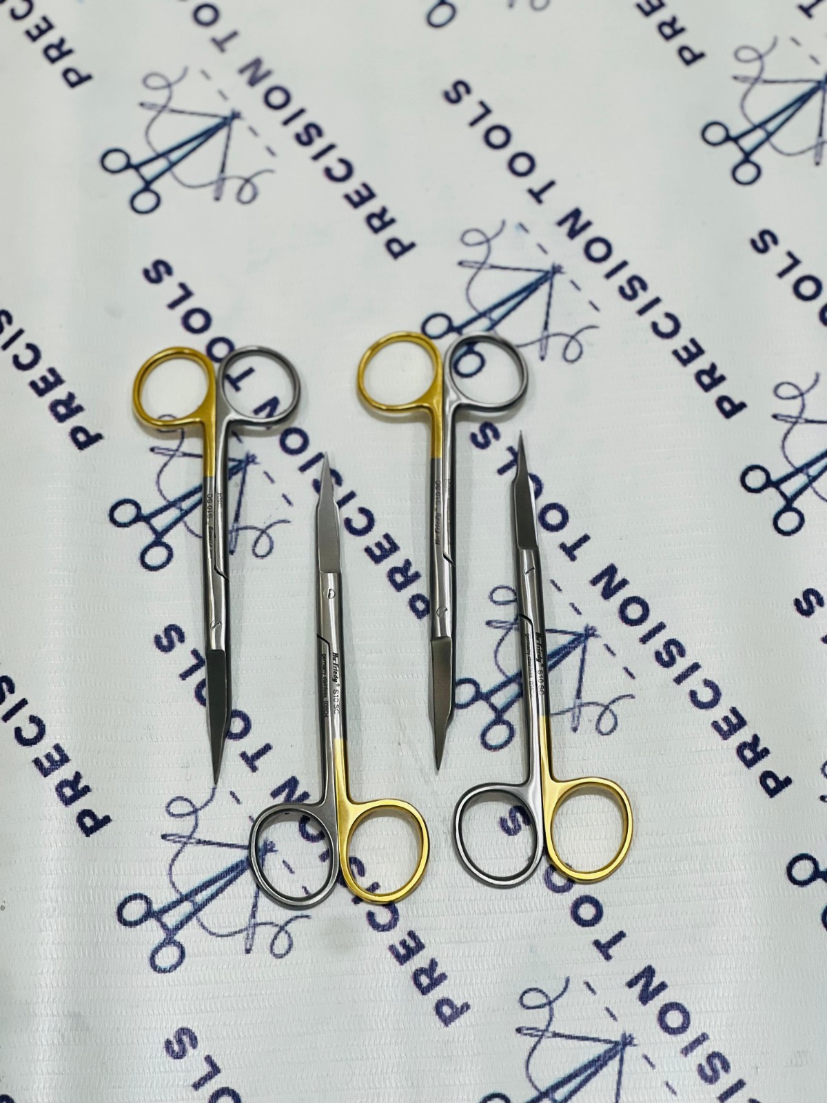 Hu Friedy Double Curved Super Cut Scissor S10SC Lot Of 4X