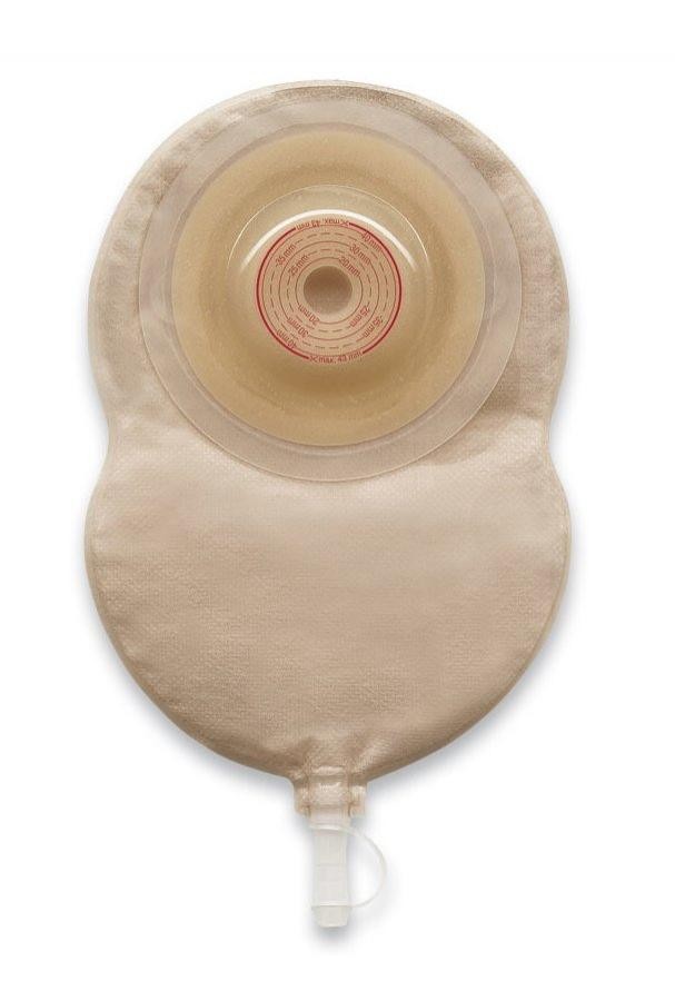 Esteem + Flex Urostomy Pouch 1PC 7.5″ Len .375-1″ Stoma Drain Convex V3 Trim Fit