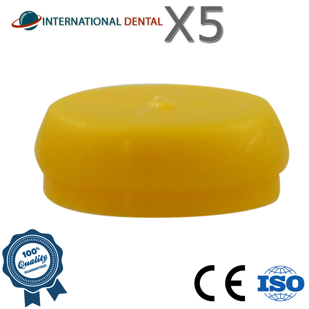 5 Extra Soft Silicone Caps For Lokator Attachment Dental Fixture Abutment 600g