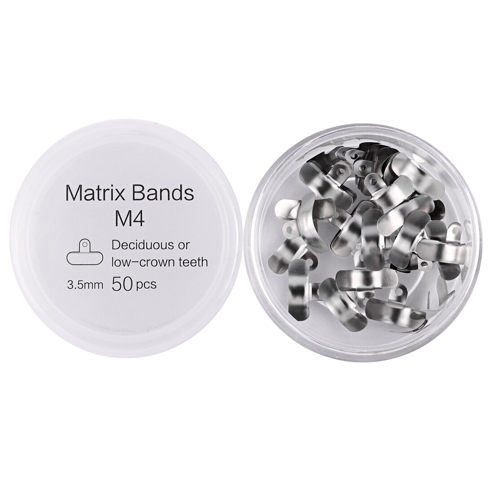50Pcs Dental Matrix Bands Sectional Contoured Matrice Fit Garrison Palodent V3