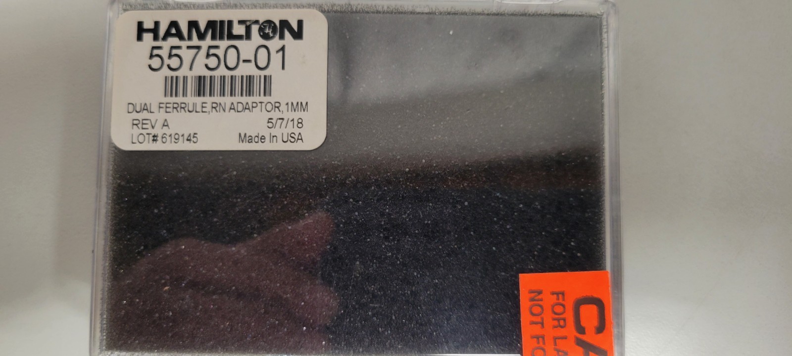 Hamilton Dual Ferrule RN adapter, 1 mm, 55750-01