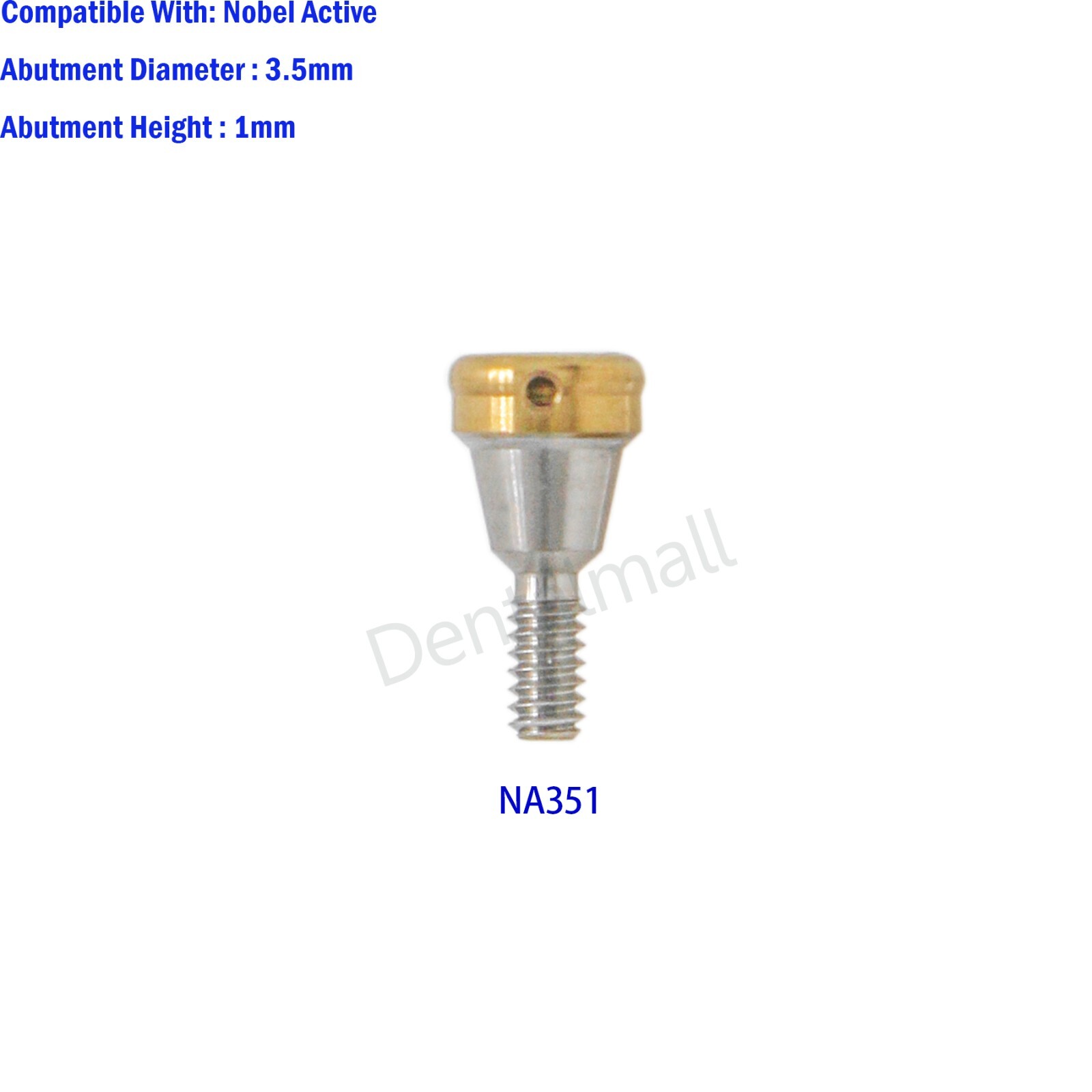 Dental Locator Abutment for Nobel Active Conical NP RP 1/2/3/4/5mm Height