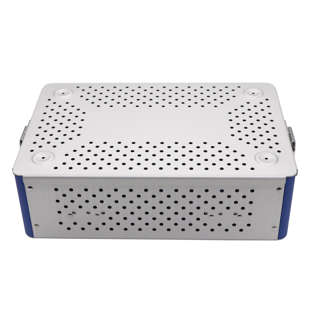 double layer sterilization tray case box 300*200*90mm surgical instrument，US