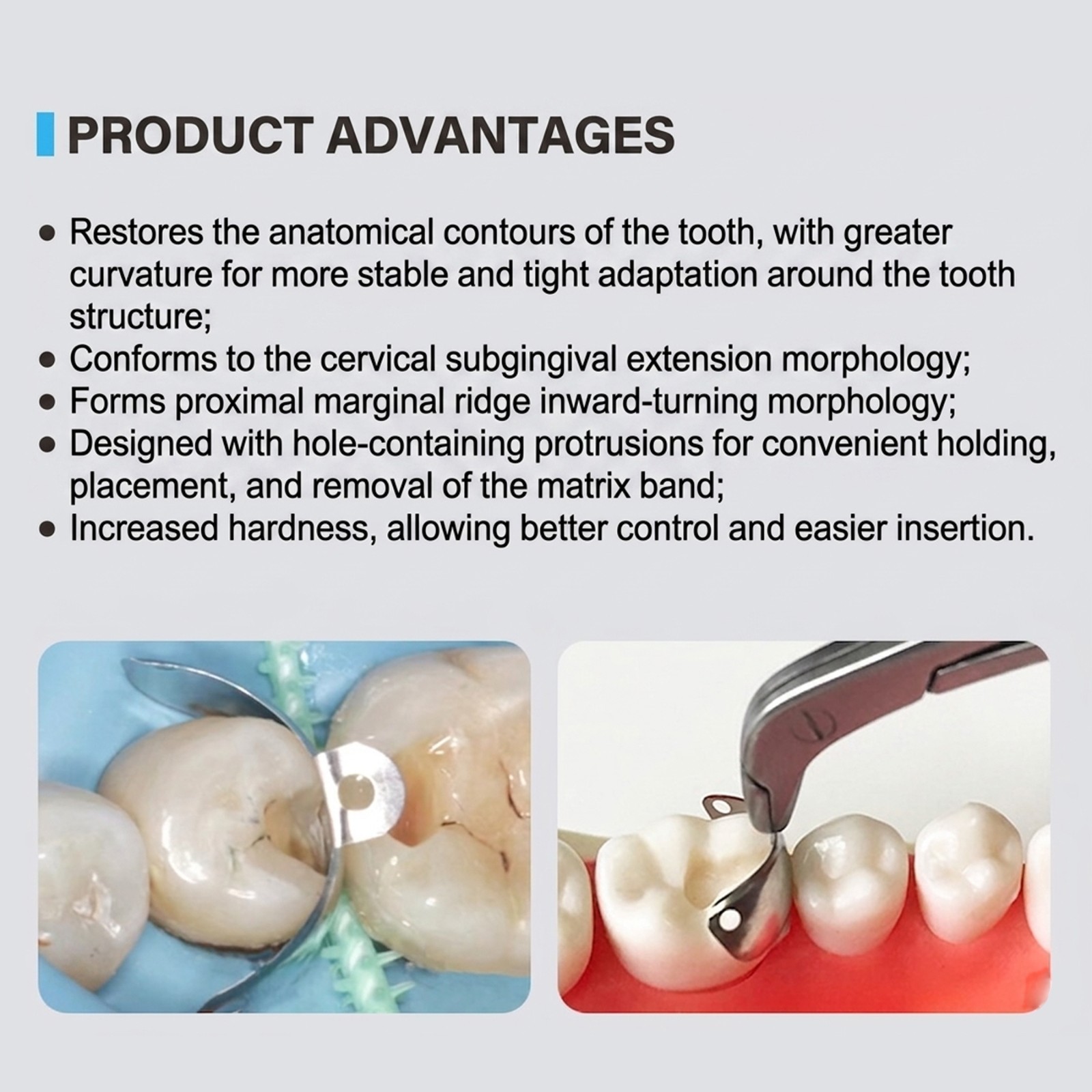 Dental Sectional Matrix System Kit Autoclavable Matrix Band Ring Fit Palodent V3