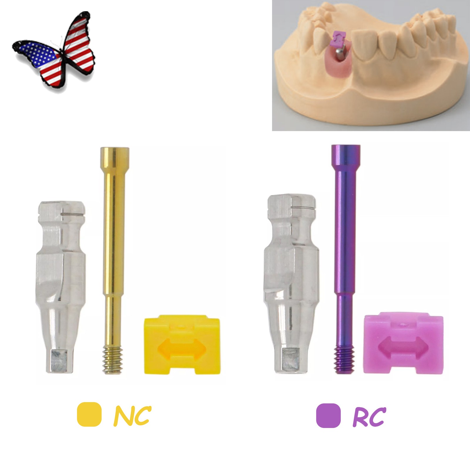 Straumann ITI Implant Accessories Healing Abutment/Scan Body/Analog/Coping NC/RC
