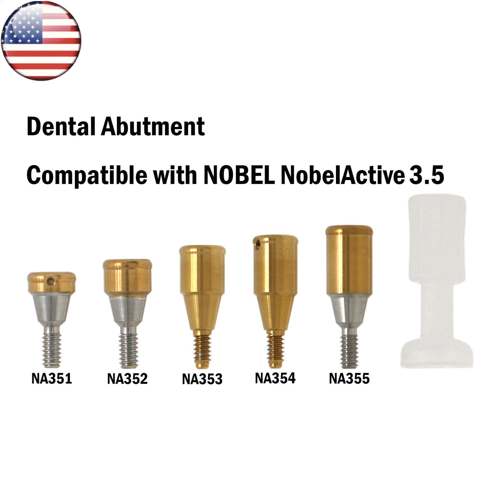 Dental Locator Abutments Anchor fit Nobel Active Conical Connection NP RP 1–5mm