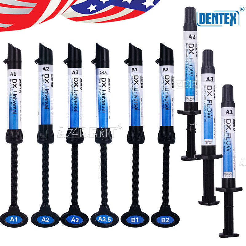 Dental Curing Light Universal Hybrid Composite Resin A1A2A3A3.5B1B2-All Shades