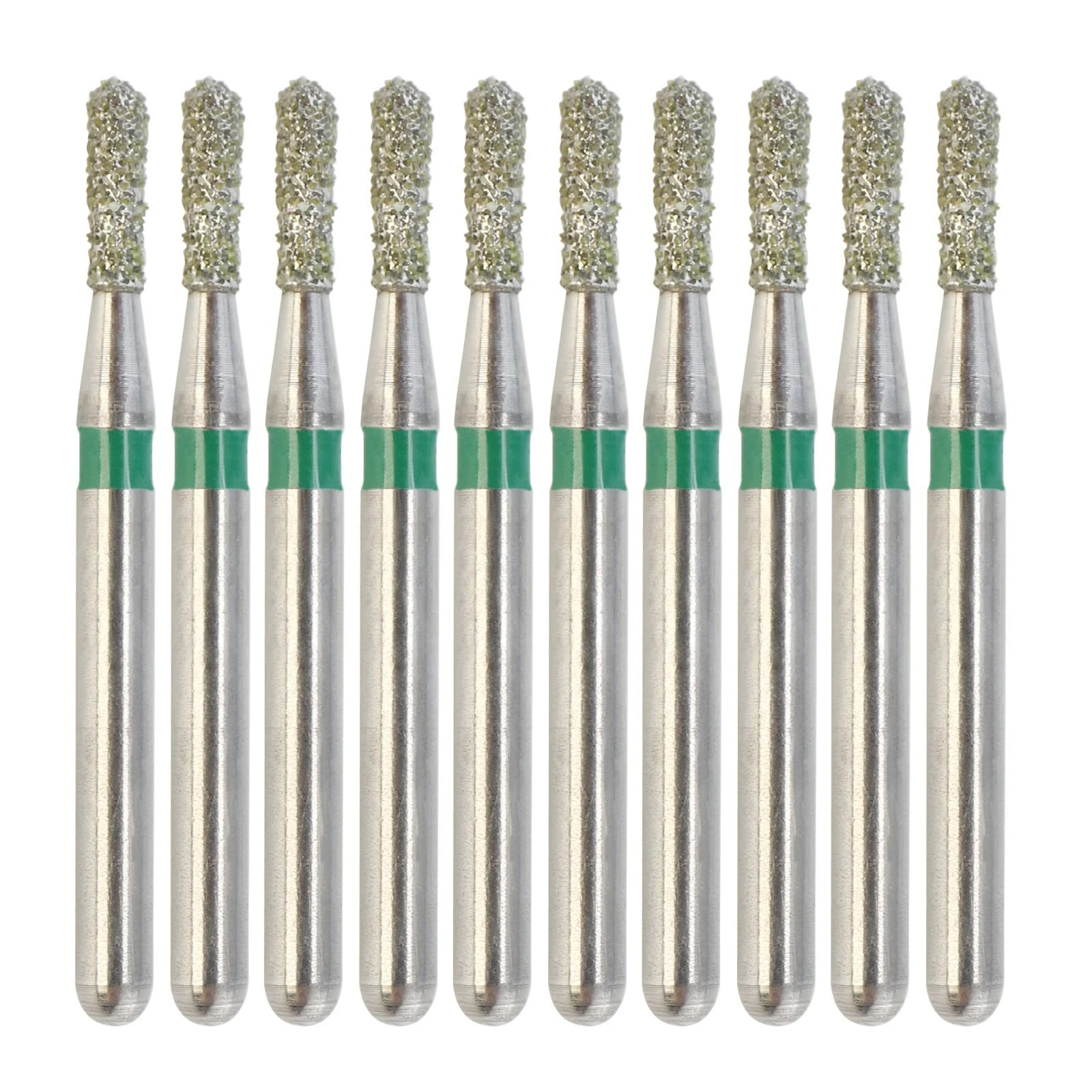 Diamond Dental Burs 830L/012C High Speed FG Shank for Implant & Crown Prep 1.2mm