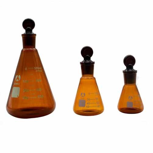 25-500ml Lab Reagent Conical organic Laboratory flask glassware Chemistry