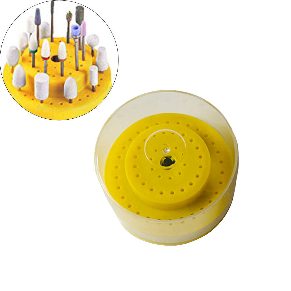1 Pcs Dental 60 Holes Slots For RA HP FG Burr Plastic Holder Block Drills Case
