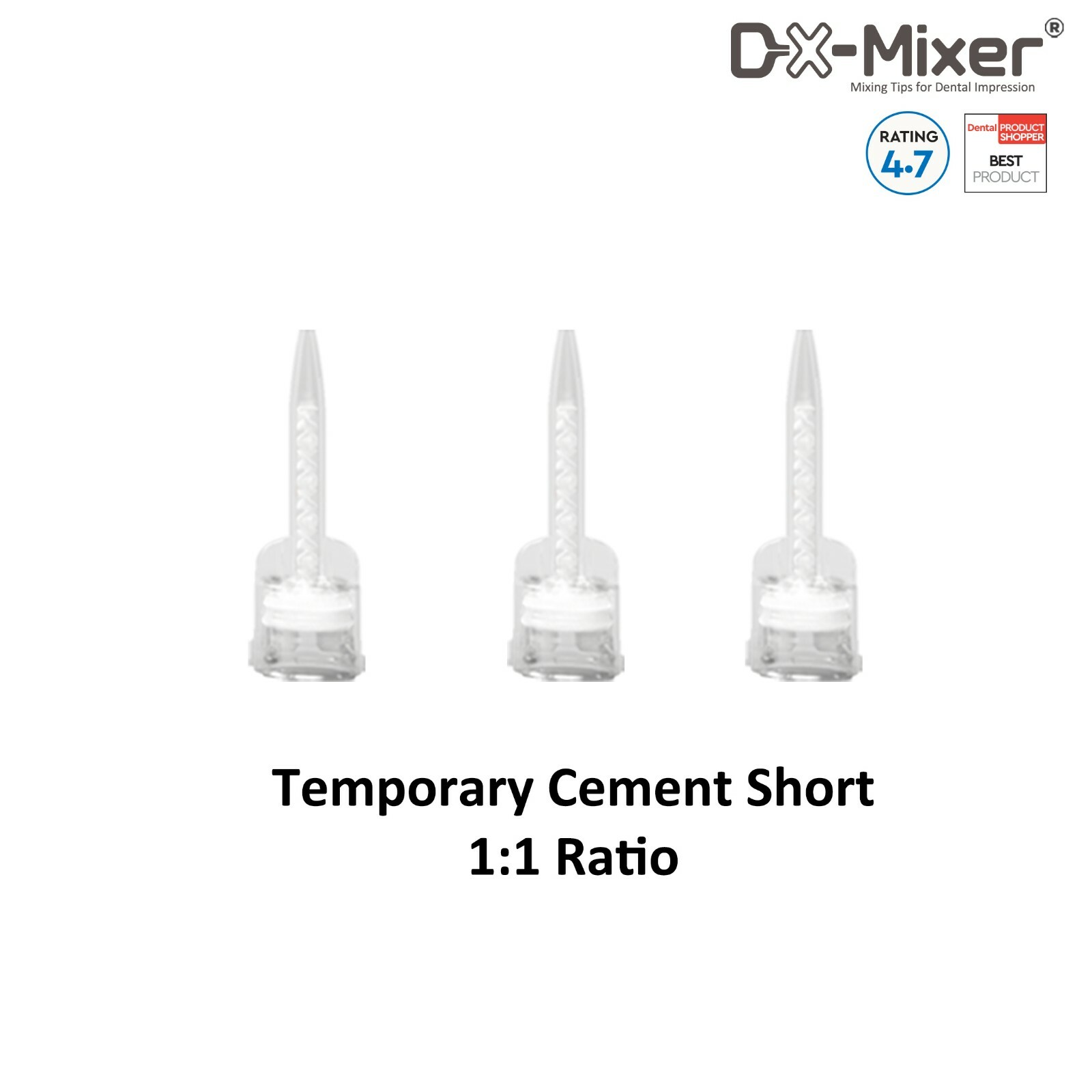 480 pcs Impression Dental HP Mixing Tips Temporary Cement Short- DX-Mixer®