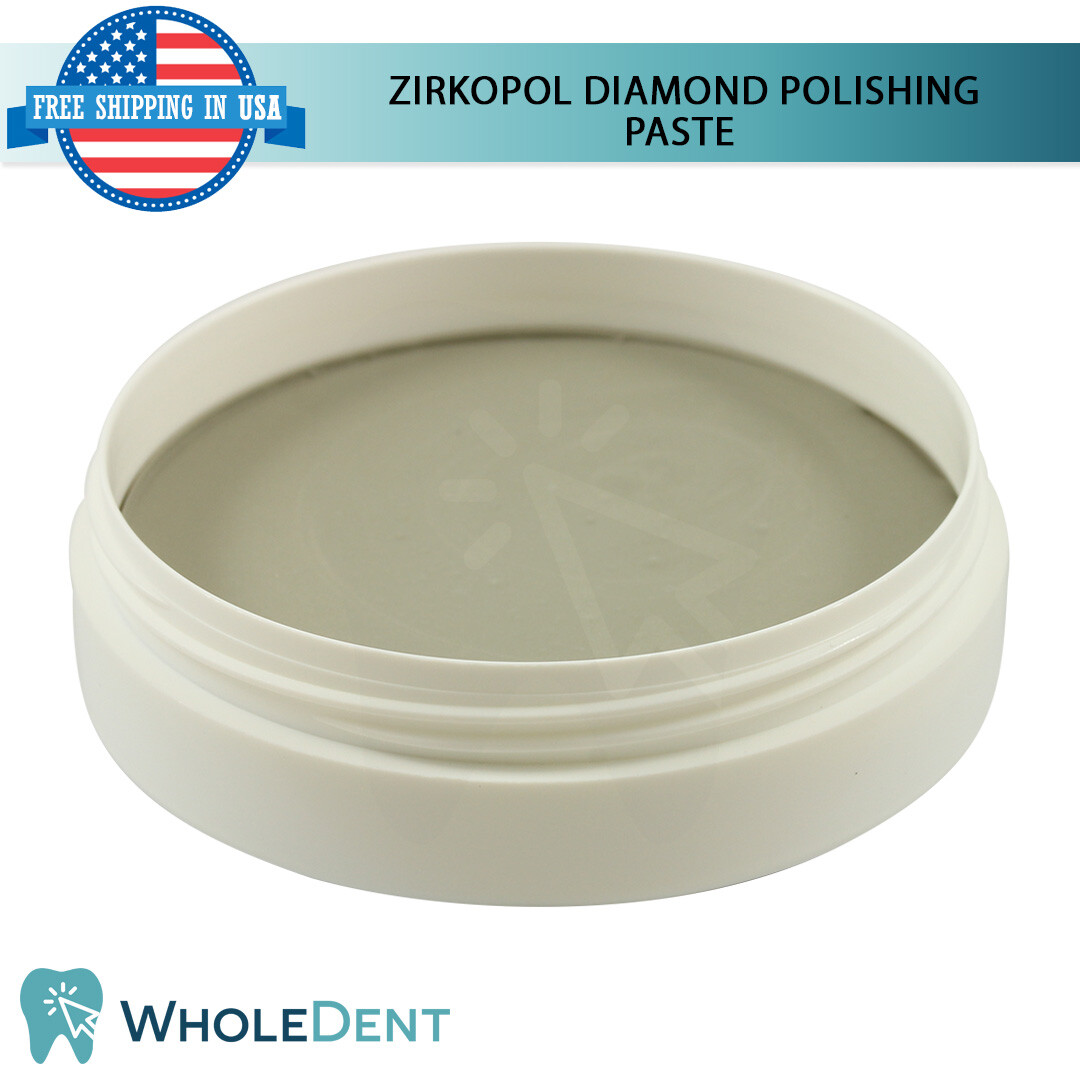 Zirkopol Diamond Polishing Paste Dental Zirconia Ceramics Handpiece Finish 30g