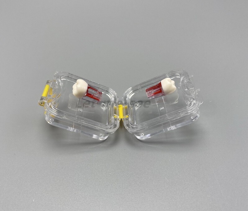 20x Dental Box Hinged Display Boxes Display Clear Membrane Case 45*45*25mm/small