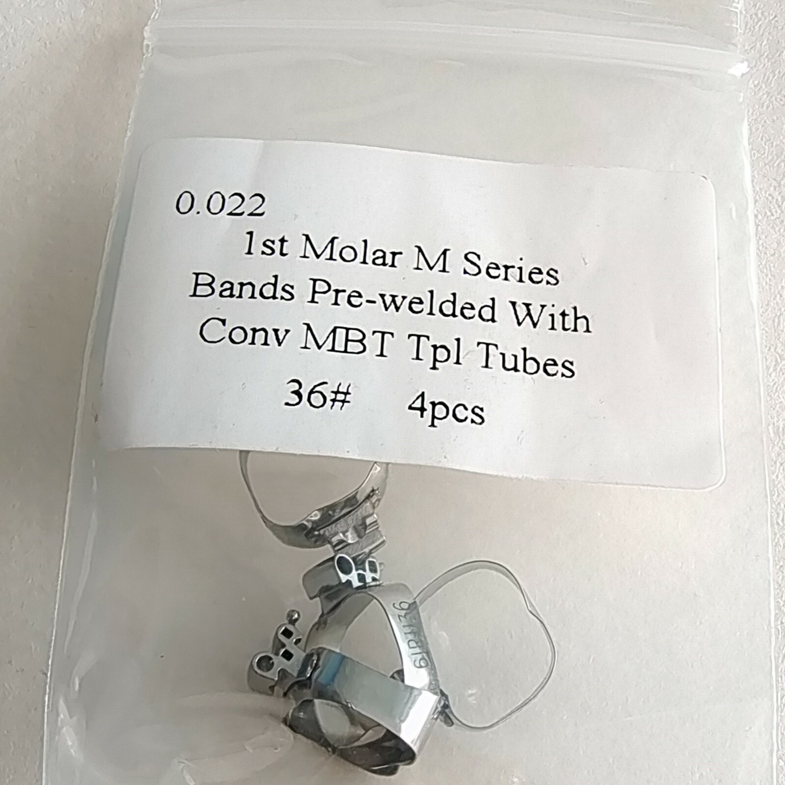 Dental Orthodontic Buccal Tube 1st Molar Tpl/Double Tubes with Bands Convertible