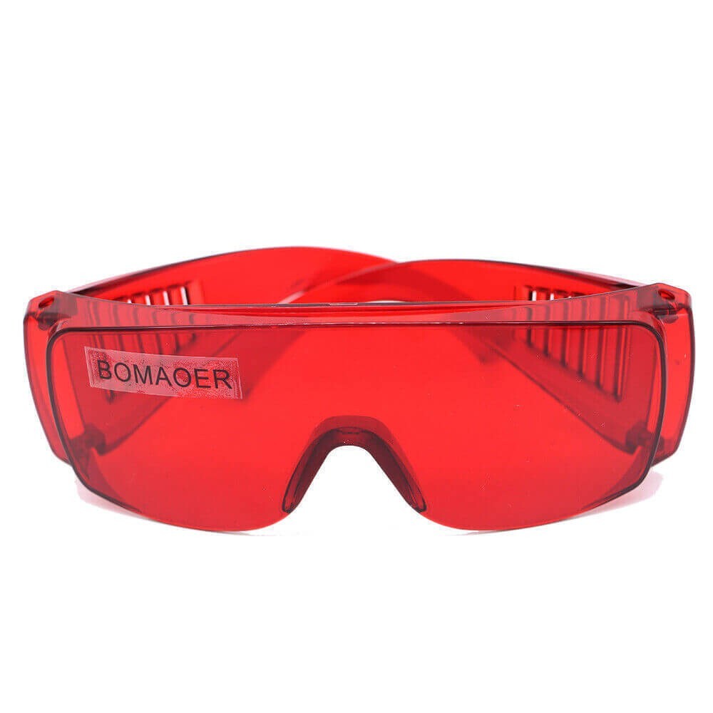 1Piece Dental Protective Goggle Glass to prevent eyes from Curing Light Lamp Red