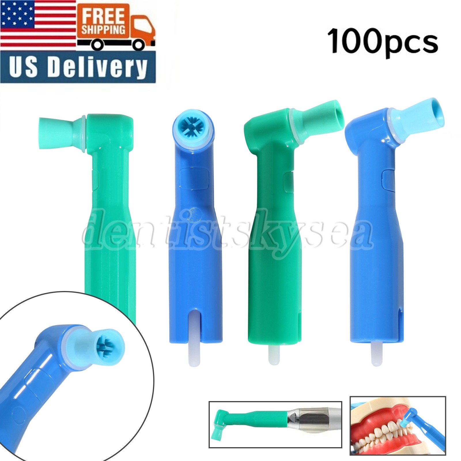 Prophy Angles Firm Cups Top Quality Dental Disposable Prophy Angle 90°/105°