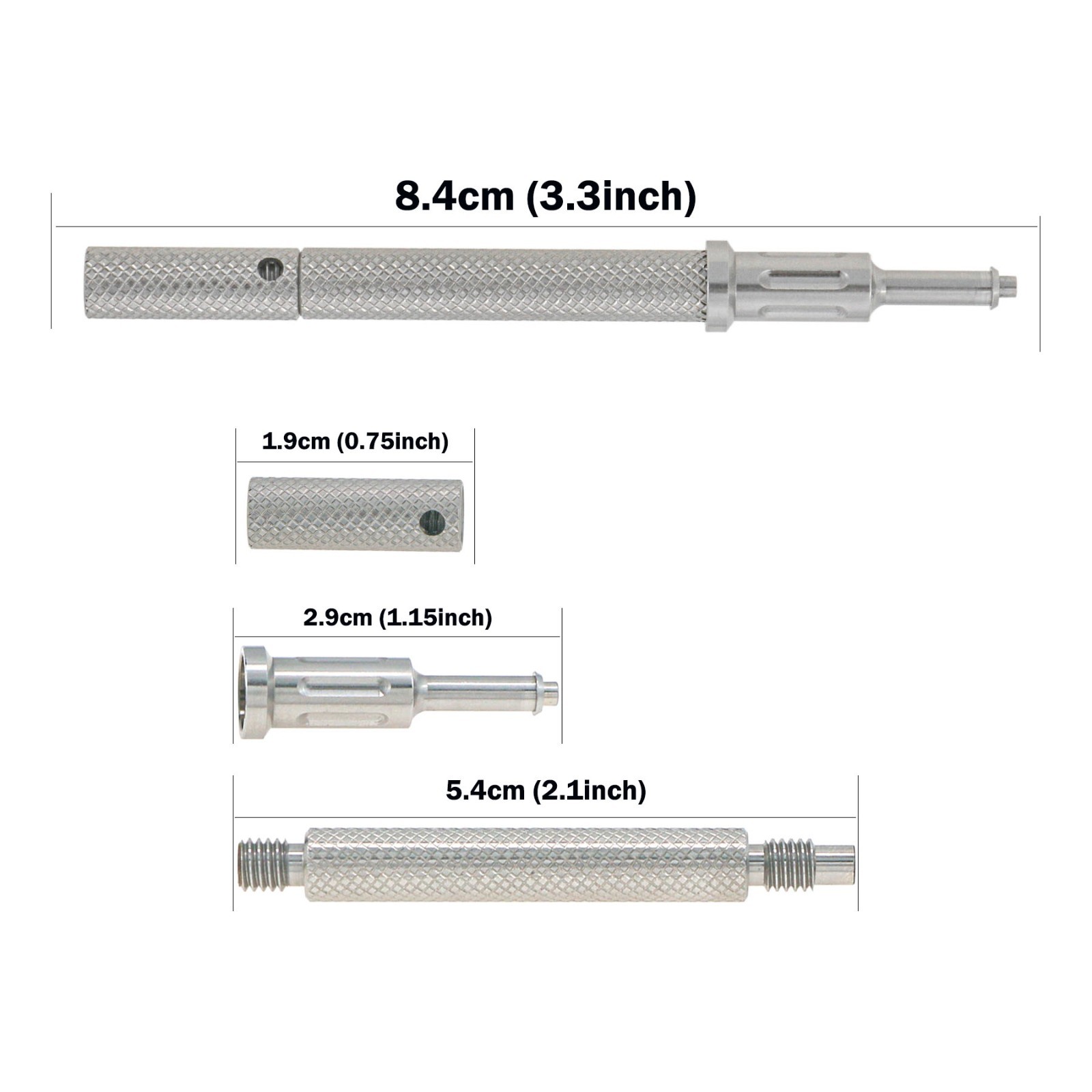 Universal Locator Overdenture Caps Insertion Kit 3-in-1 Tool Retentions Lab Caps