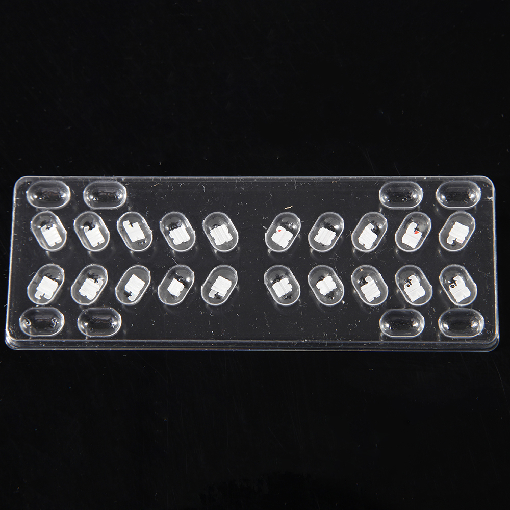20pc Dental Ceramic Braces Bracket 345 with Hook Orthodontic Roth. 022 CE NEW