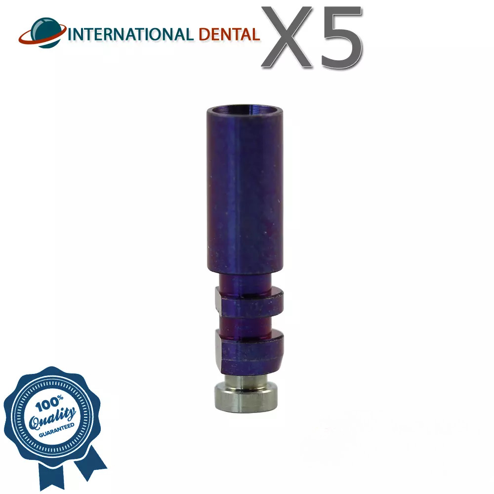 5 Dental Lab Fixture Titanium Digital Analog N0bel Active 3.5 NP Compatible