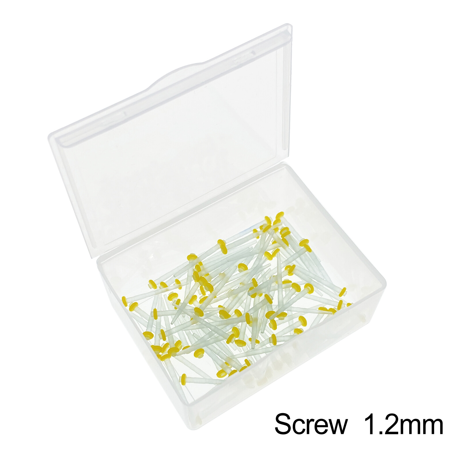 Dental Endo Quartz Fiber Post Straight/Screw Restorative Posts 1.0-1.8mm