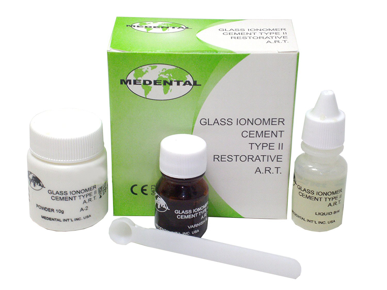 Glass Ionomer Self Cure Type II Restorative A2 Cement Kit MEDENTAL
