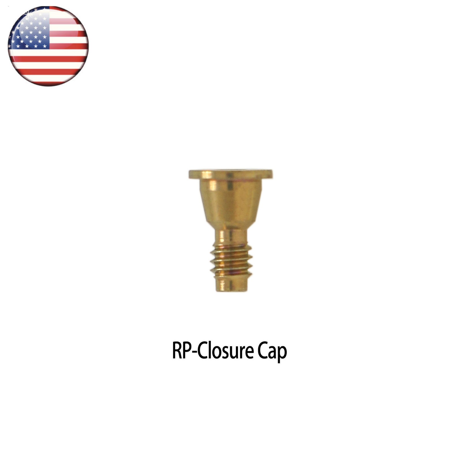 Titanium Cover Screw Compatible with Nobel Biocare NP RP for Healing Abutments