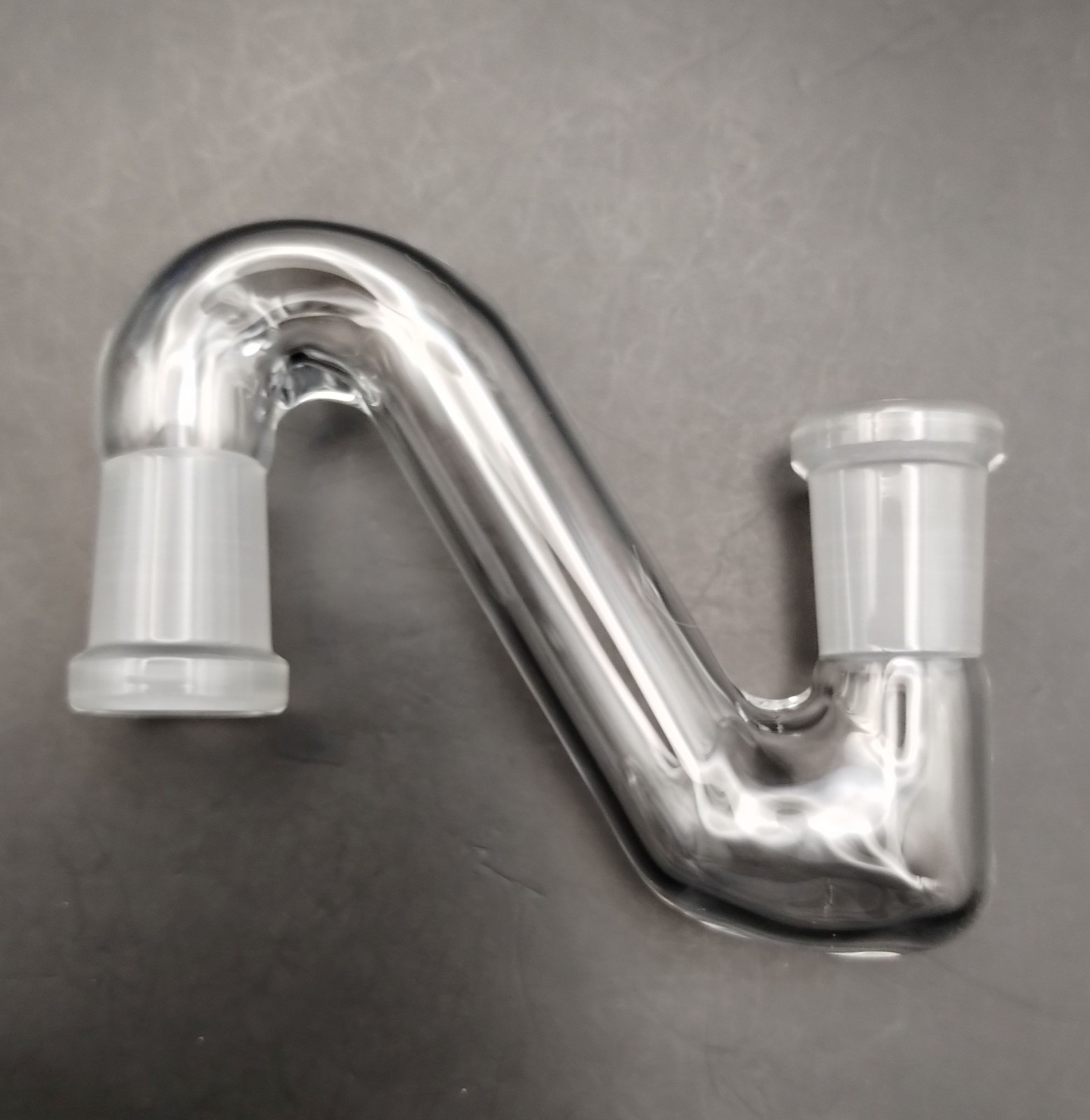 14mm Female Drop Down Glass Ground Joint Attachment Adapter