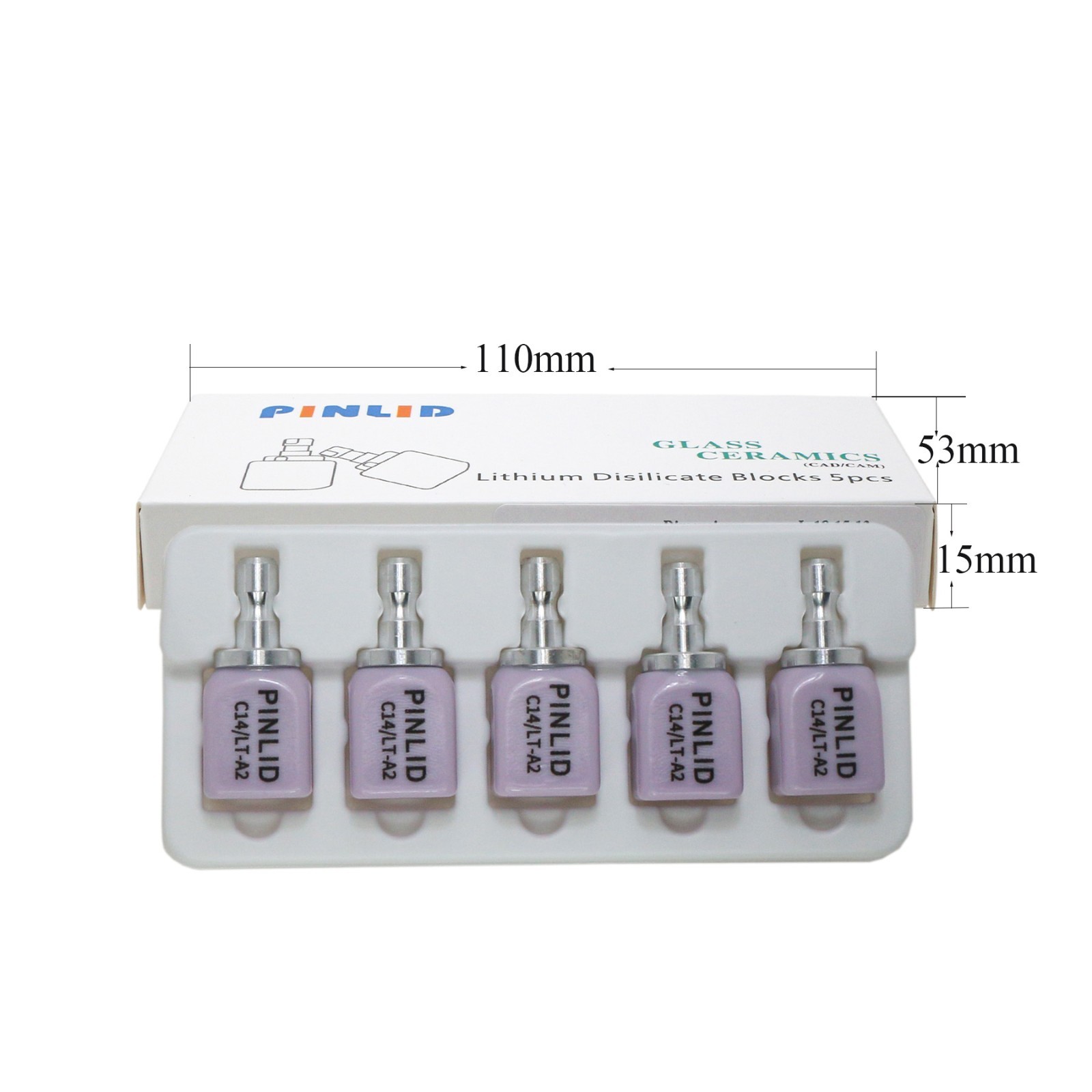 US Dental Lithium Disilicate Block Emax Chairside CAD/CAM CEREC Ceramic Material