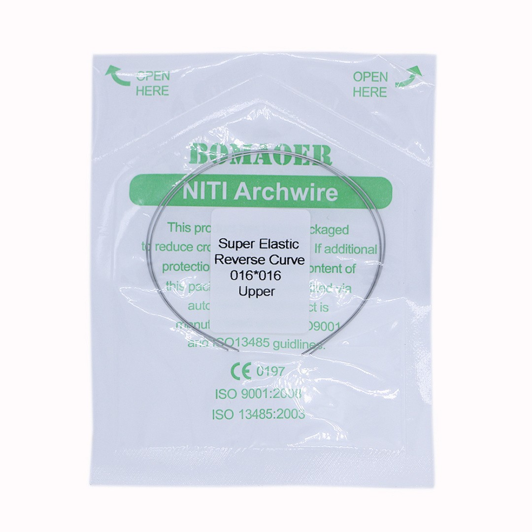 10×Dental Orthodontic Niti Rectangular Arch Wires Reverse Curve 16×16 Upper