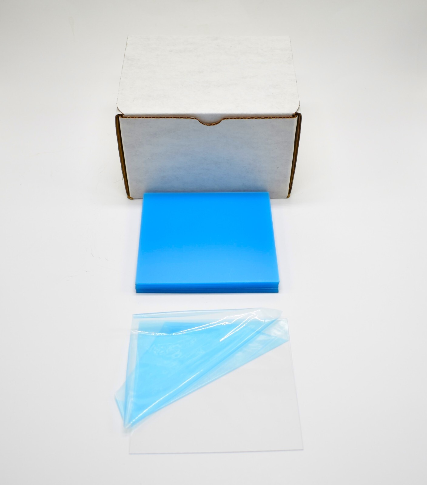 .020″ Clear SPLINT MATERIAL 5″ X 5″ 50/Pack Vacuum Forming Dental Lab