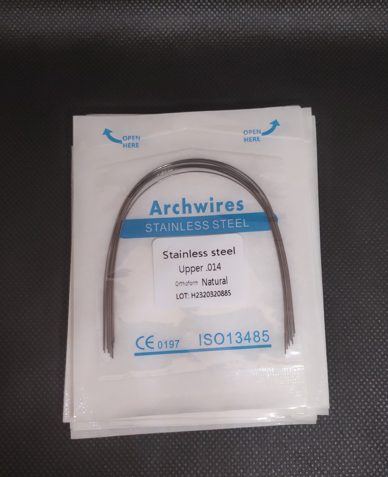 Dental Orthodontic Stainless Steel Arch Wires Round Wires Natural Form Arcos