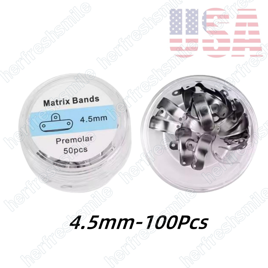 Dental Matrix Bands Ring Sectional Matrice Clamp Wedge Fit Palodent V3 System US
