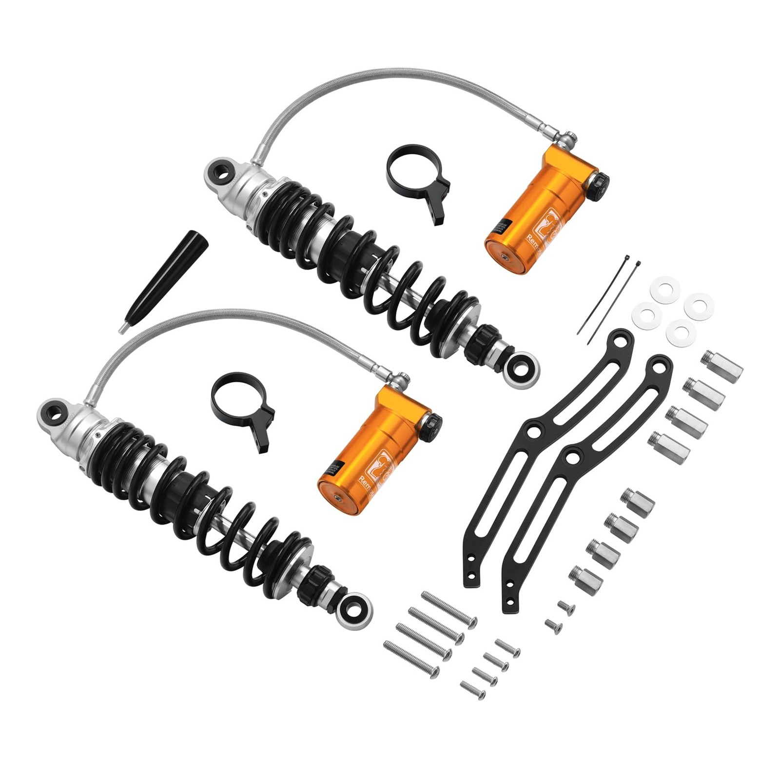 Remote Reservoir Rear Suspension Shocks For Touring 2014-2025