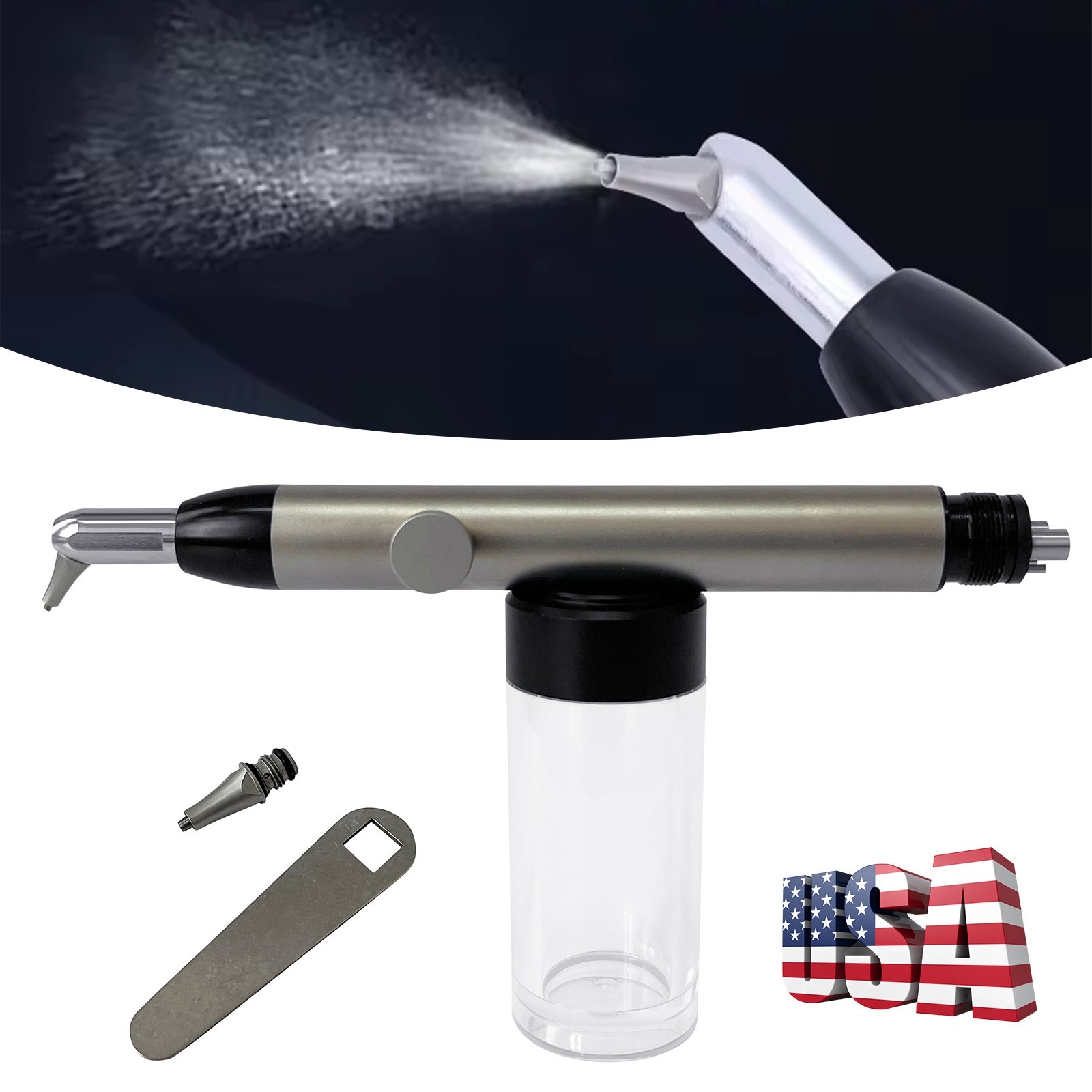 Sandent Aluminum Oxide Dental Microblaster With Water Jet 4H