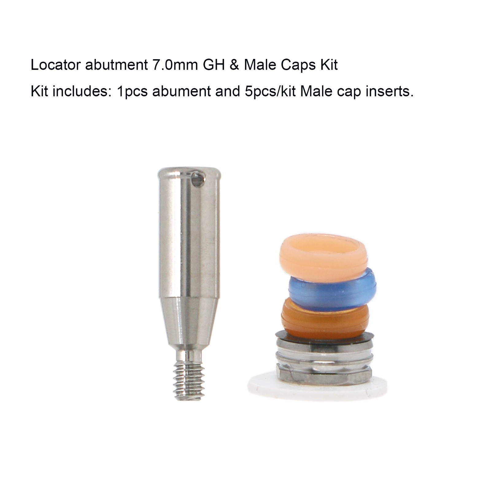 US Dio Overdenture Locator Abutment​ compatible With DlO UF(ll) Fixture Regular
