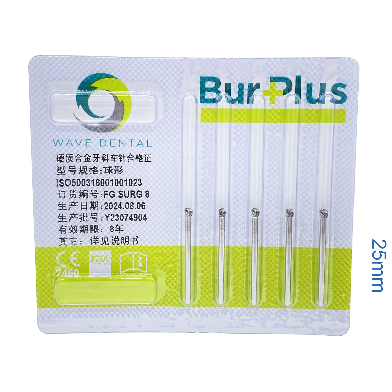 Wave Dental Carbide Surgical Burs FG SURG 2 4 557 557L 702 Long Shank High Speed