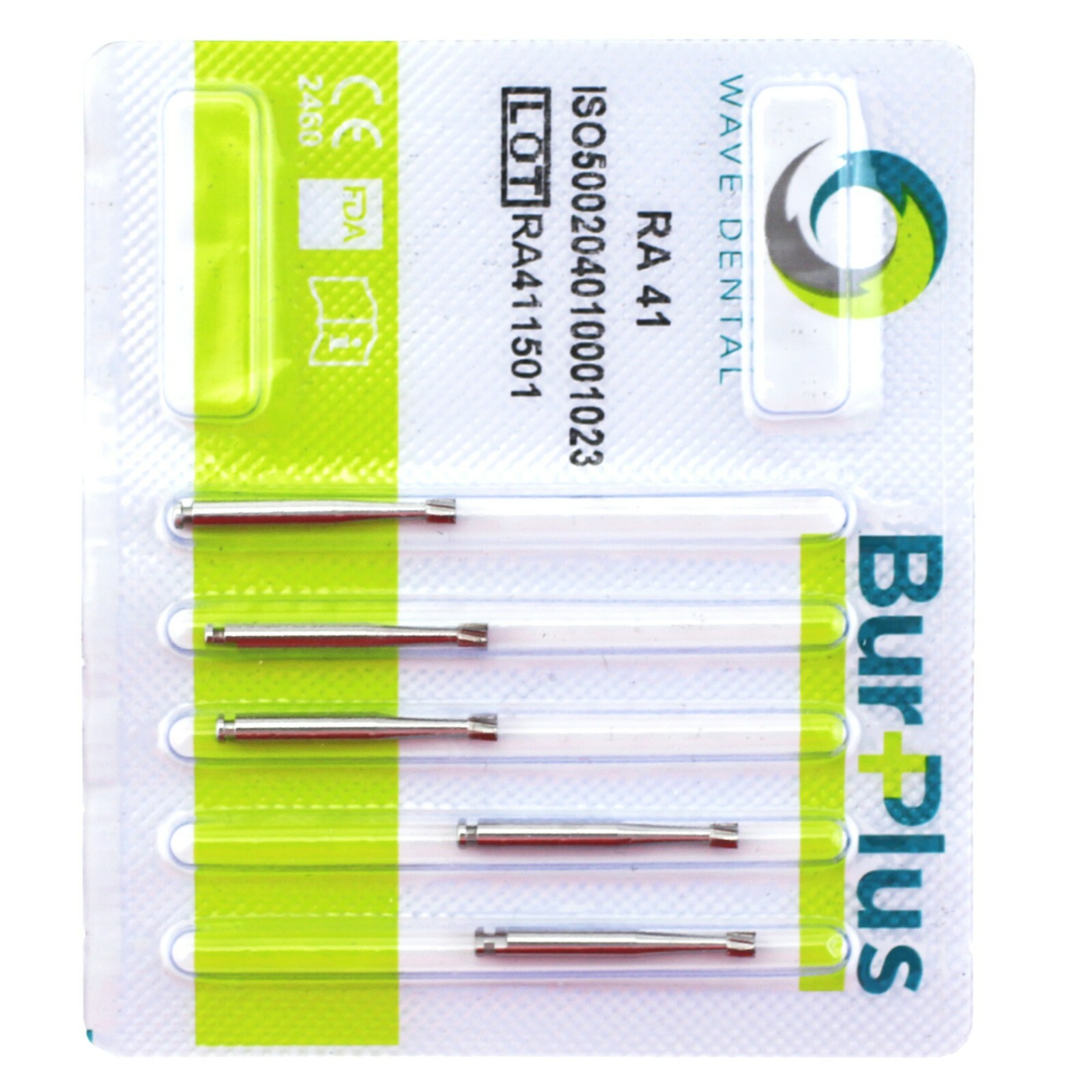 US WAVE Dental Carbide Burs Latch RA 41 Inverted Cone Head For Slow Speed Prima