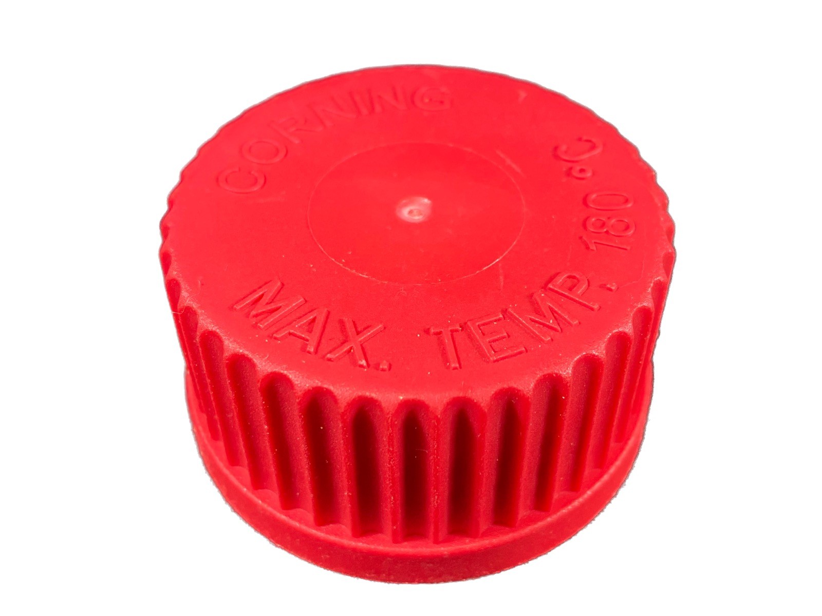 CORNING PYREX PBT PTFE Red High Temperature GL 45 Screw Cap 1395-45HTC (1/Pack)