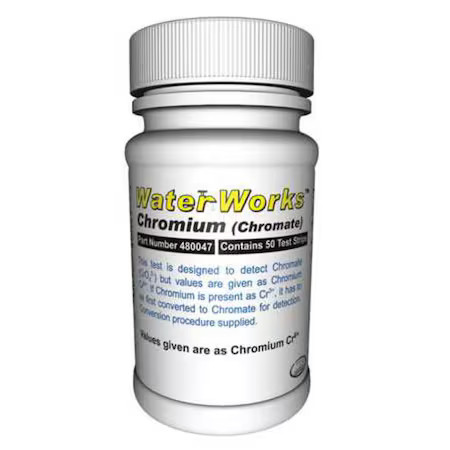 Industrial Test Systems 480047 Test Strips, Chromium, 0.1-50Ppm, Pk50