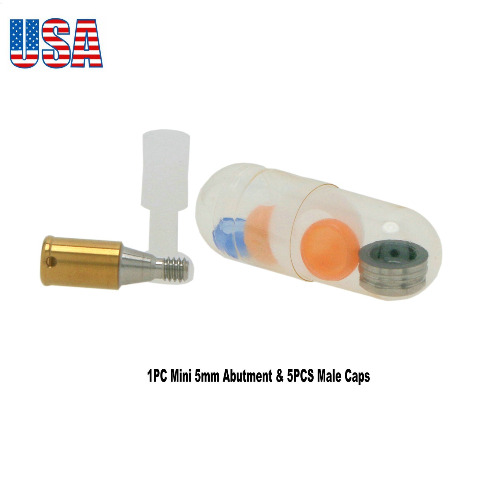 US For Hiossen Oss Implant Locator Abutments PEEK Retention Caps Mini & Regular