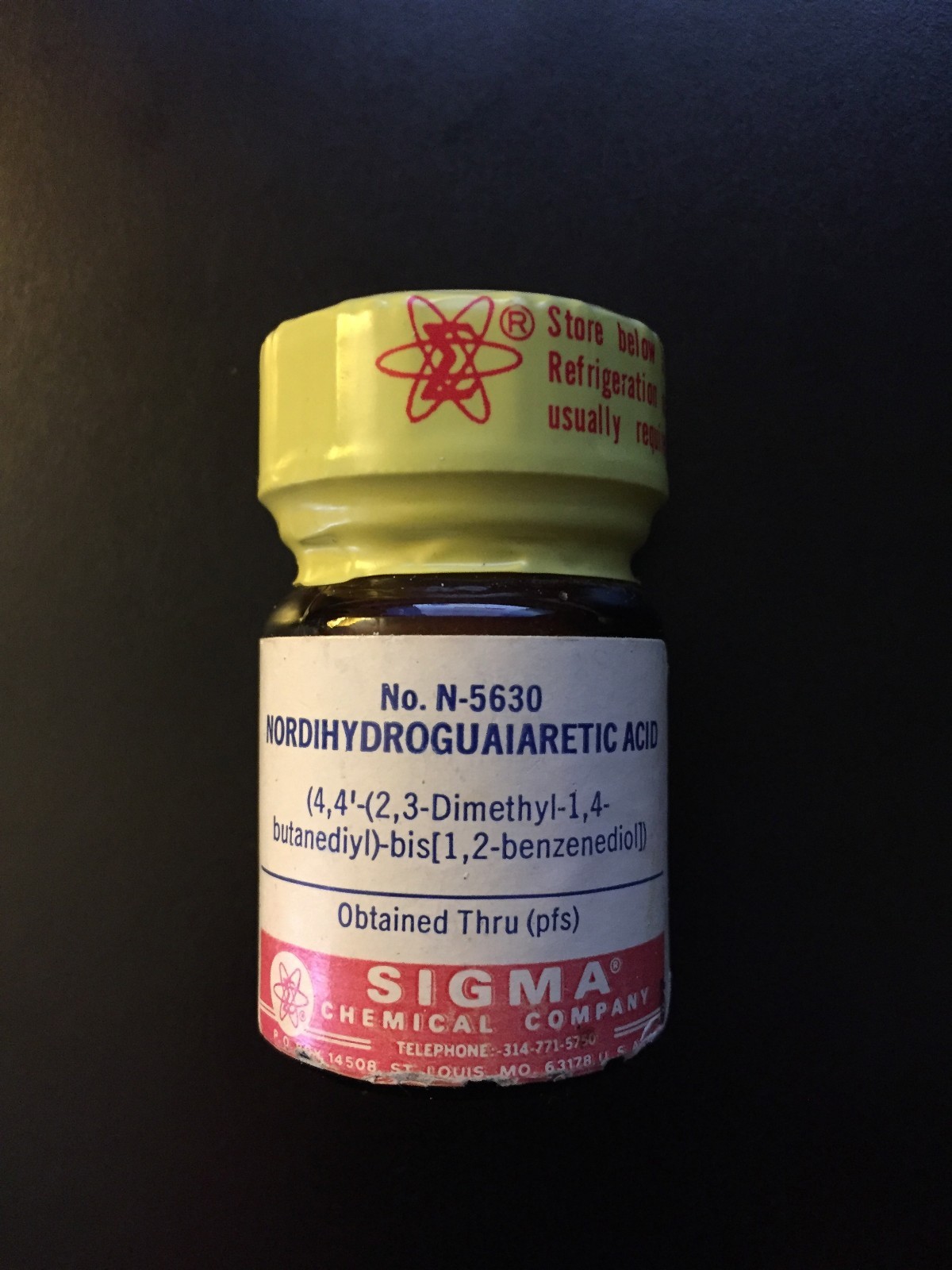 Nordihydroguaiaretic Acid NDGA 5 grams Sigma N5630 Calbiochem 500-38-9 Free Ship
